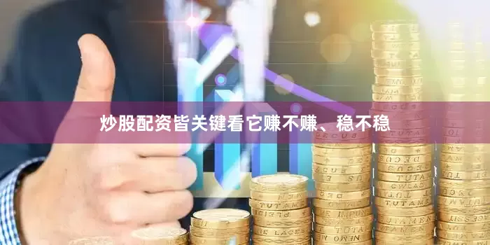 炒股配资皆关键看它赚不赚、稳不稳